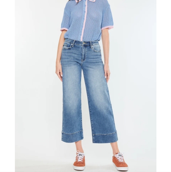 NWT KanCan High-Rise Wide Leg Jeans - Picture 1 of 10